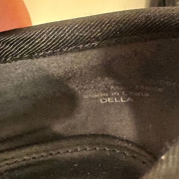 Circus NY Della Wrap Up Block Heel Ballet Sz 9 Black Ribbon Tie Square Toe Goth - Picture 11 of 15